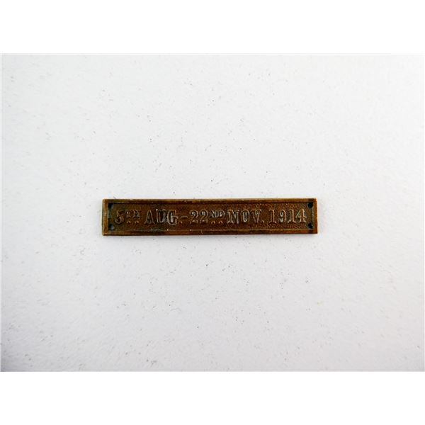 WWI BRITISH MILITARY BAR FOR 1914-1915 STAR