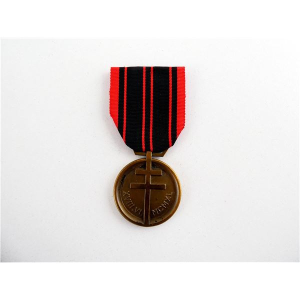 WWII FRENCH RESISTANCE MEDAL