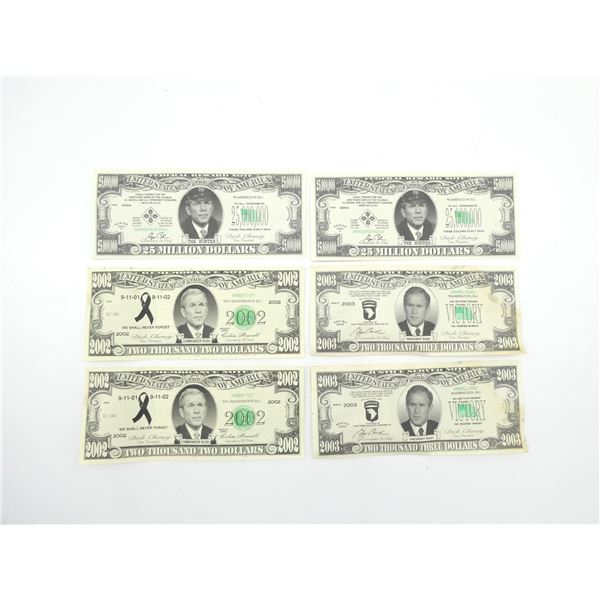 COMMEMORATIVE U.S. MILITARY GULF WAR MONEY LOT