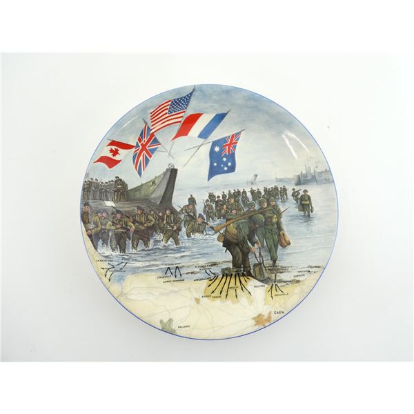 COMMEMORATIVE D-DAY PLATE