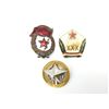 Image 1 : ASSORTED HUNGARIAN / WWII RUSSIAN MILITARY BADGES LOT