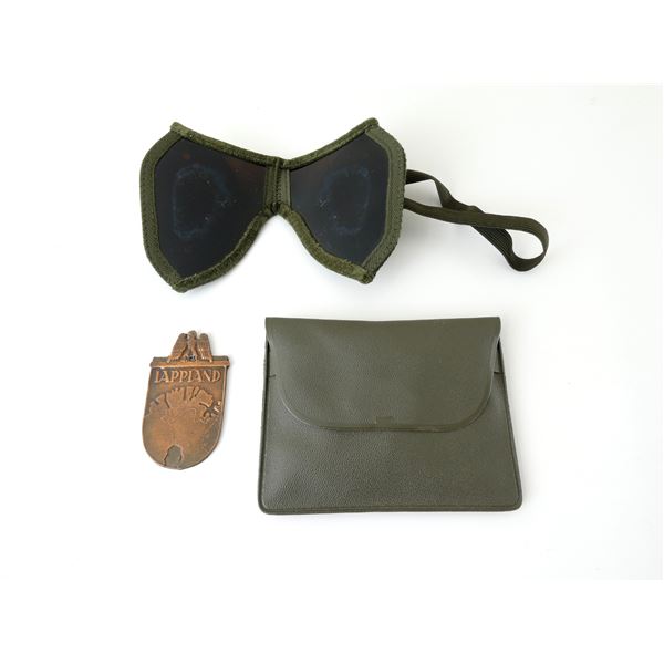 REPRODUCTION GERMAN WEHRMACHT LAPPLAND ARM SHIELD BADGE, ETC. LOT