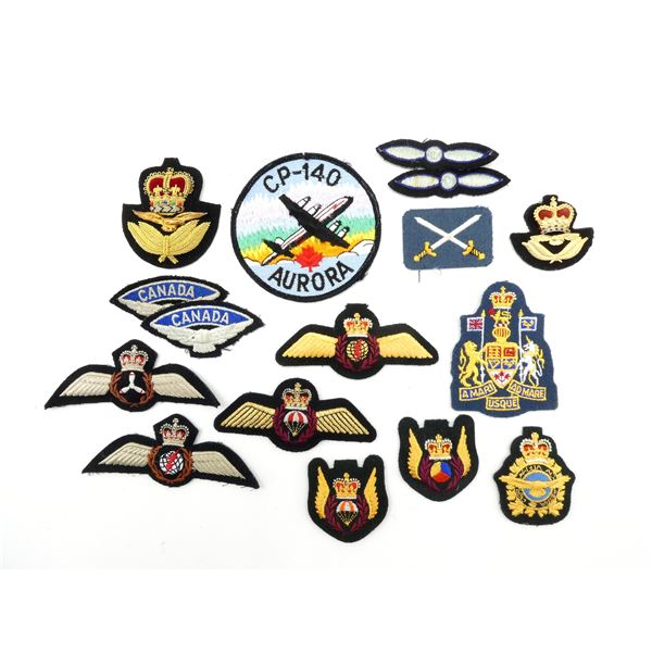 ASSORTED RCAF BADGE LOT