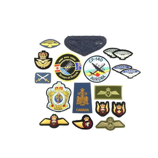 ASSORTED RCAF BADGE LOT