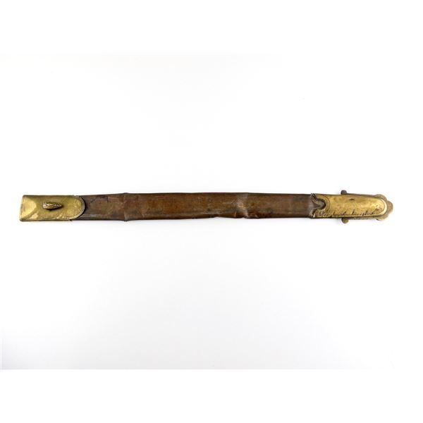UNKNOWN MILITARY BAYONET / SWORD SCABBARD