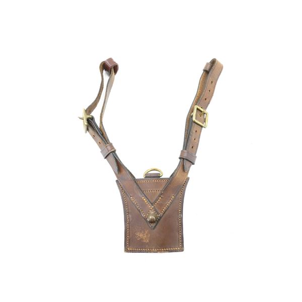 SAM BROWNE STYLE LEATHER SWORD HANGER