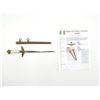 Image 1 : ITALIAN MODEL 1930 AIR FORCE CADET'S DRESS DAGGER