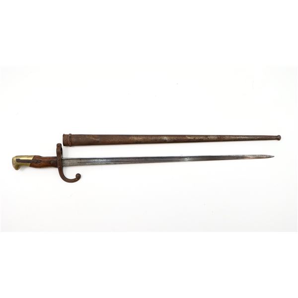 FRENCH M1874 T-BACK SWORD BAYONET