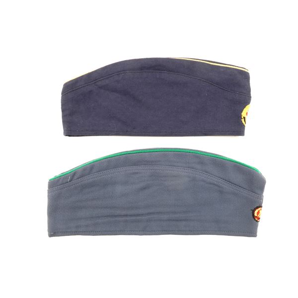 ASSORTED EAST GERMAN MILITARY WEDGE CAPS LOT