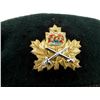 Image 4 : ASSORTED CANADIAN / BRITISH MILITARY BERET, WEDGE CAP AND SHIRT COLLARS LOT