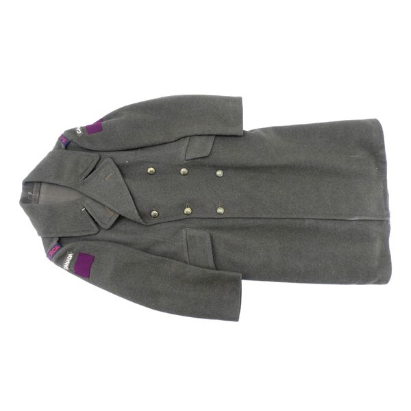 WWII 5TH LIGHT ANTI AIRCRAFT ROYAL CANADIAN ARTILLERY GREAT COAT