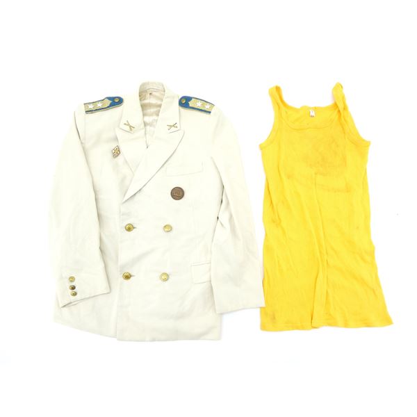 1980'S HUNGARIAN LIEUT. COL. POLICE UNIFORM TUNIC, ETC. LOT