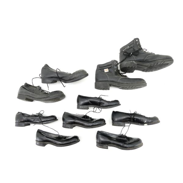 ASSORTED MILITARY BOOTS / DRESS SHOES LOT