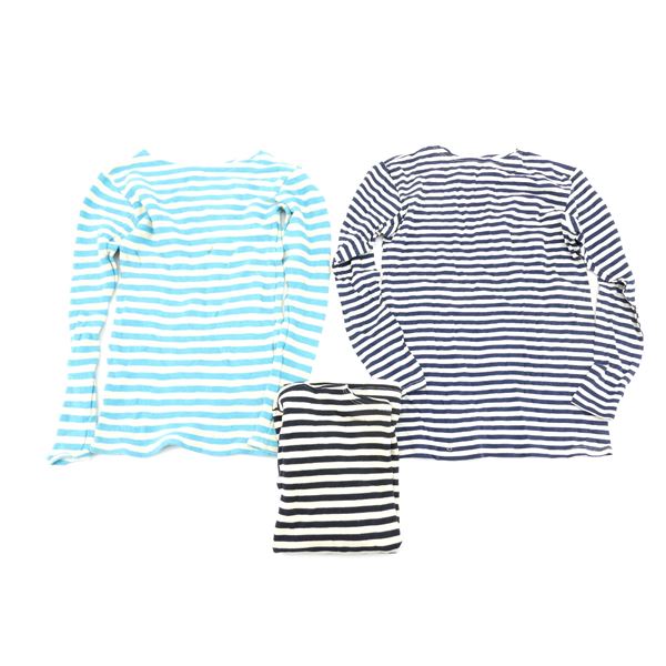 RUSSIAN MILITARY STRIPED SHIRT LOT