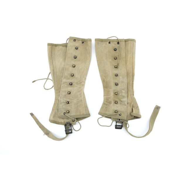 WWII U.S. MILITARY GAITERS