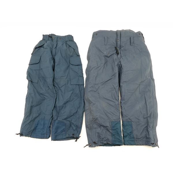 CANADIAN MILITARY COLD WEATHER OVERALLS / TROUSERS LOT