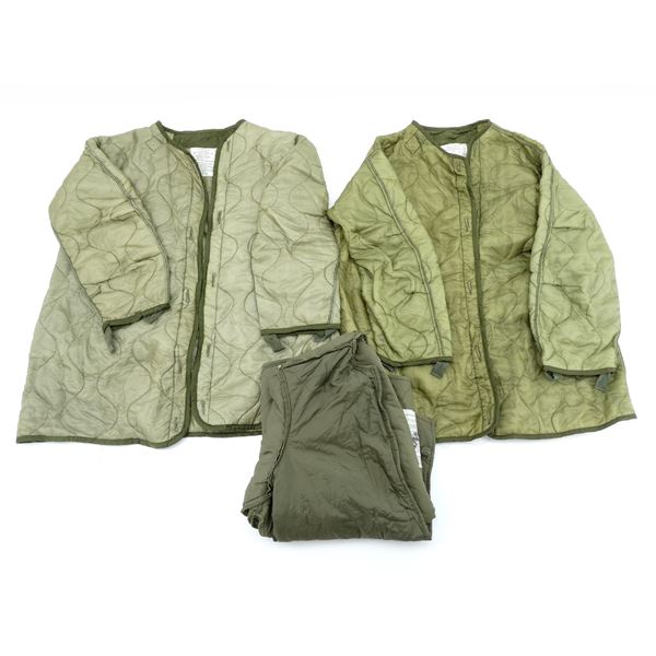 CANADIAN / U.S. MILITARY EXTREME COLD WEATHER PARKA LINER LOT