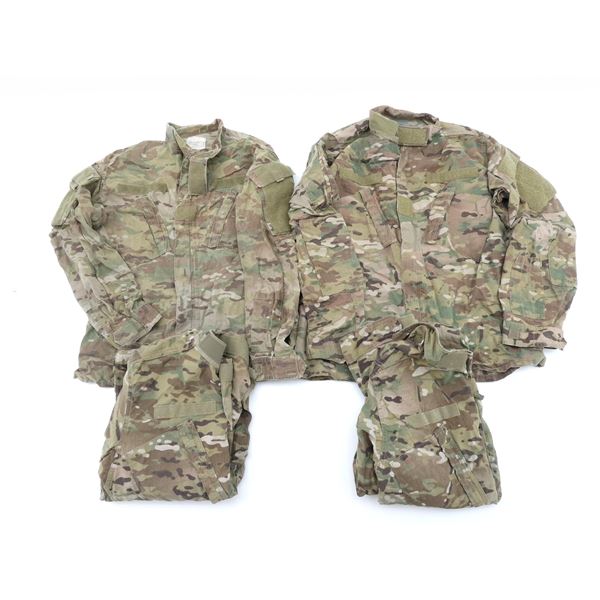 U.S. MILITARY CAMO COMBAT SHIRTS LOT