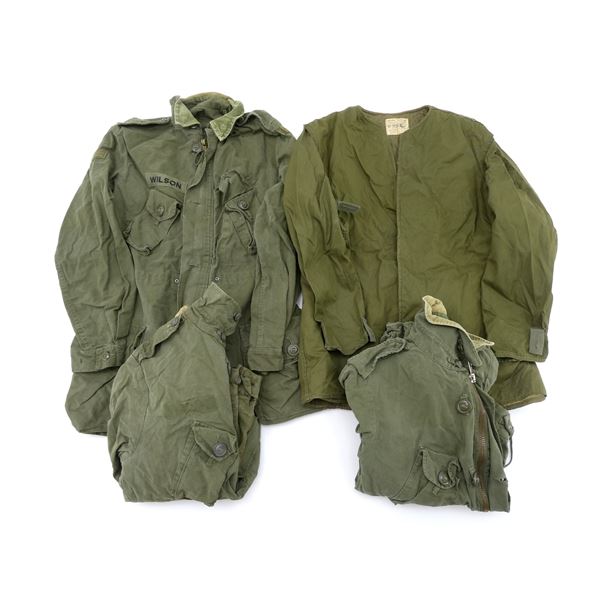 CANADIAN MILITARY COMBAT COATS / LINER LOT