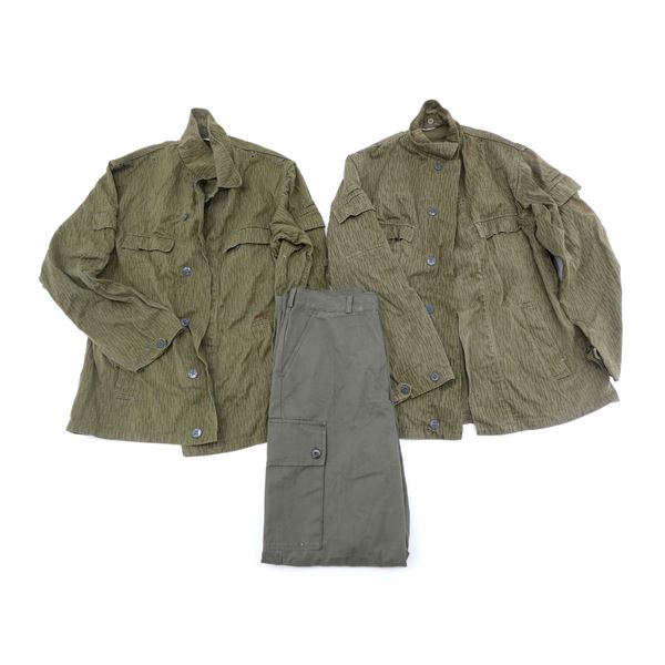 ASSORTED EAST GERMAN / NETHERLANDS MILITARY CLOTHING LOT