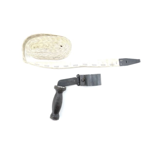 CANADIAN MILITARY BROWNING 1919 MG CLOTH BELT, ETC. LOT