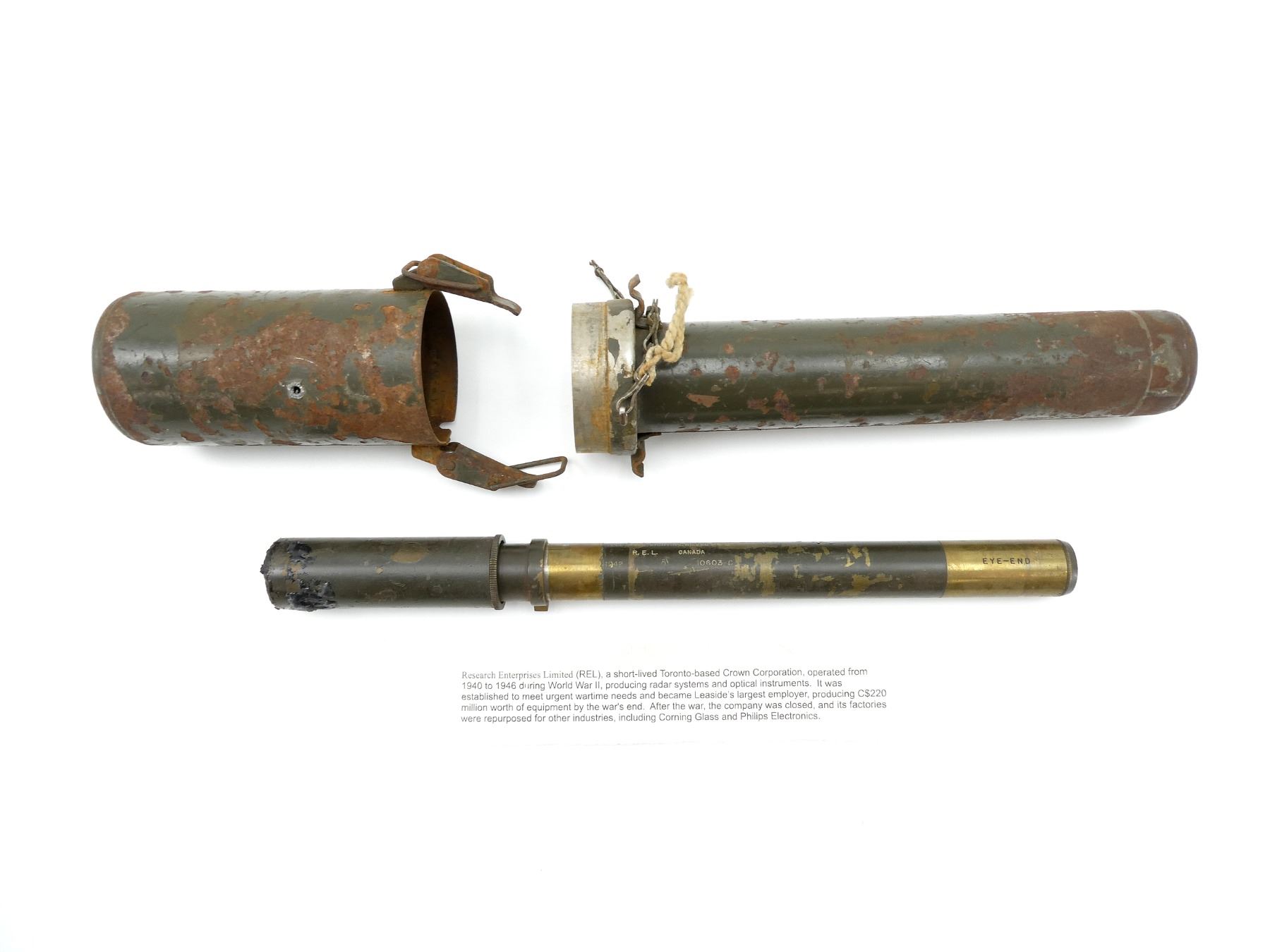 Canadian Issue Scope WWII CANADIAN / BRITISH R.E.L. NO. 22C MKII SCOPE AND CARRY CAN