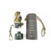 Image 1 : HUNGARIAN CIVILIAN M76 GAS MASK WITH ROMANIAN MD-35 GAS MASK CANNISTER