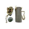 Image 2 : HUNGARIAN CIVILIAN M76 GAS MASK WITH ROMANIAN MD-35 GAS MASK CANNISTER