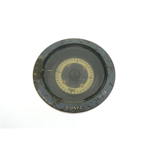 WWII CANADIAN NAVY / RCAF HAND BEARING COMPASS