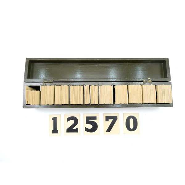 UNKNOWN MILITARY STYLE HYMN BOARD NUMBERS SET