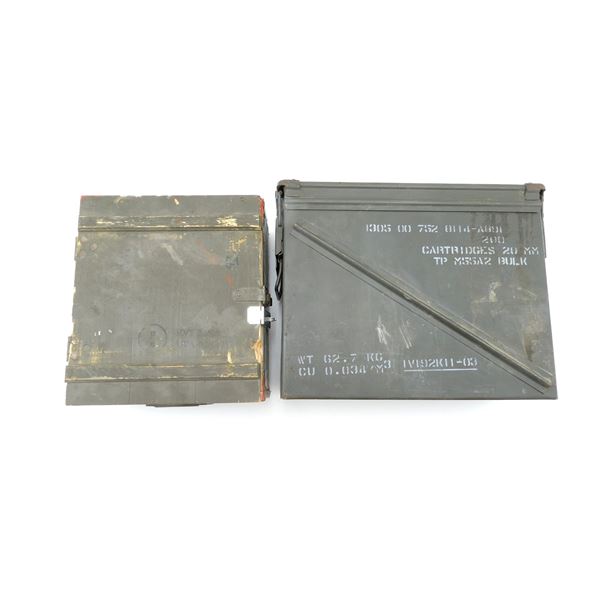 ASSORTED MILITARY AMMO TIN / CRATE LOT