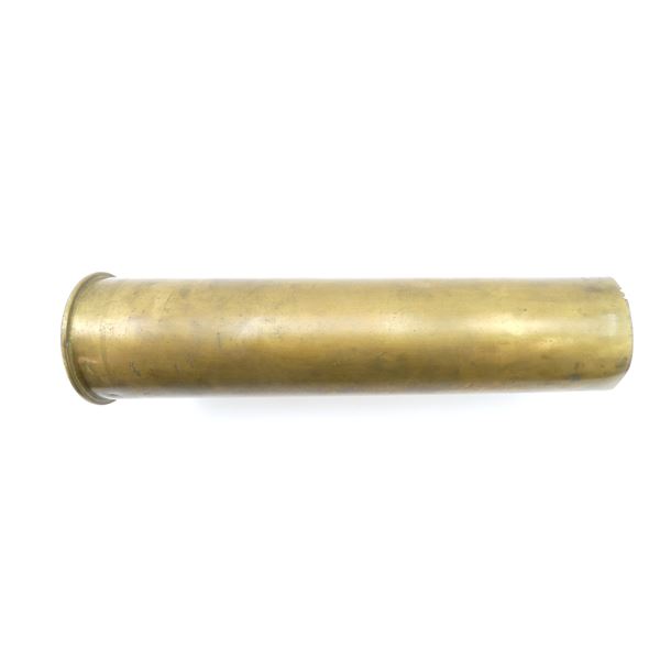 WWI BRITISH NAVY 4 INCH MK IV GUN BRASS SHELL CASING
