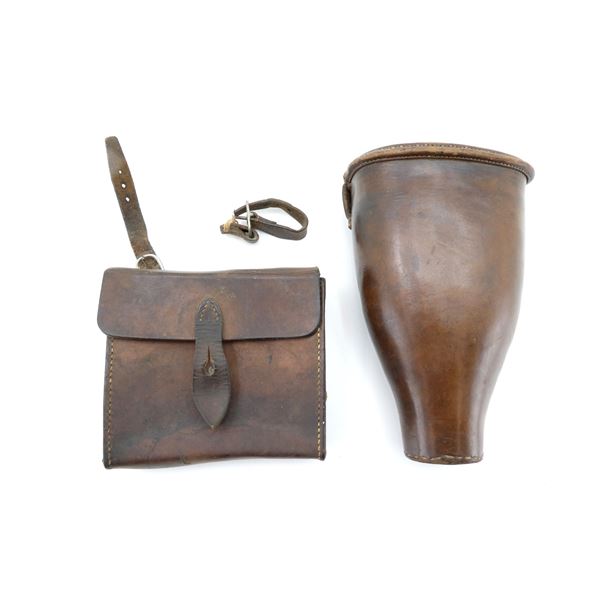 ASSORTED MILITARY HOLSTER / POUCH LOT