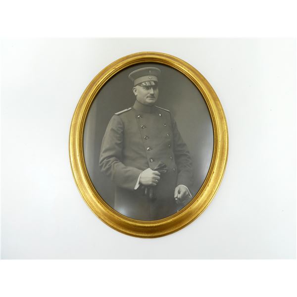 WWI GERMAN ARMY OFFICER FRAMED PHOTO