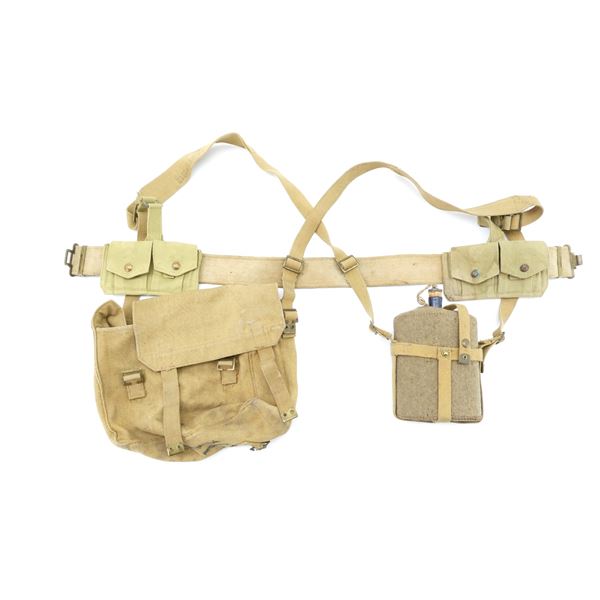 WWII CANADIAN P37 WEBBING LOT