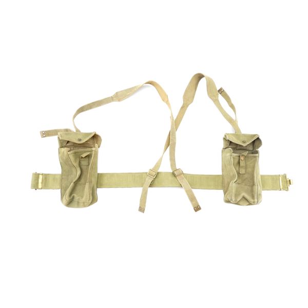 WWII CANADIAN P37 WEBBING LOT