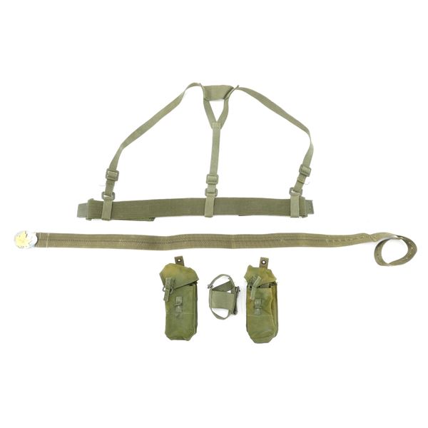 ASSORTED CANADIAN MILITARY WEBBING LOT