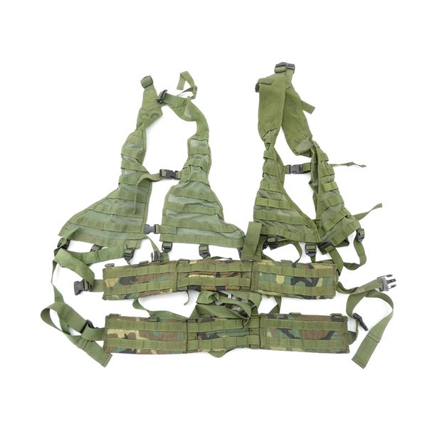 U.S. MILITARY LOAD BEARING VEST AND BELT LOT