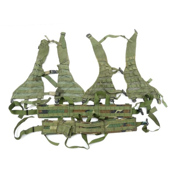 U.S. MILITARY LOAD BEARING VEST AND BELT LOT