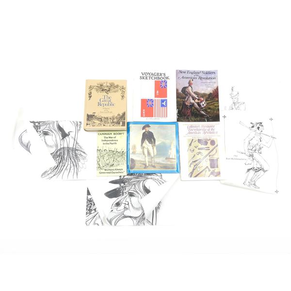 ASSORTED MILITARY AMERICAN REVOLUTION, ETC. BOOK LOT