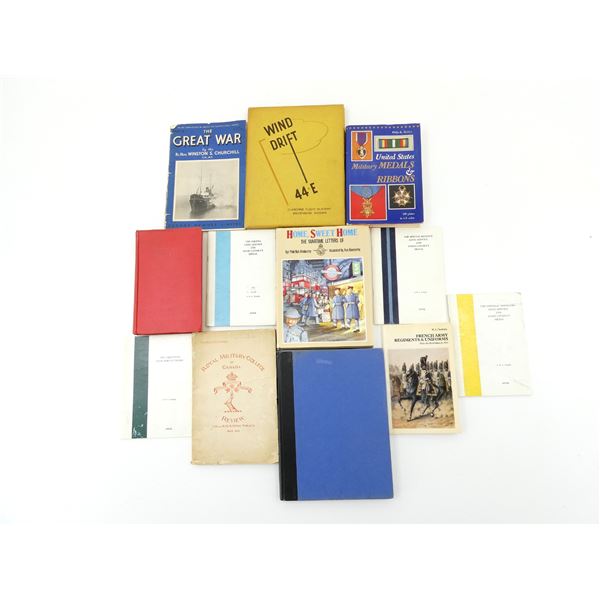 ASSORTED MILITARY BOOK LOT