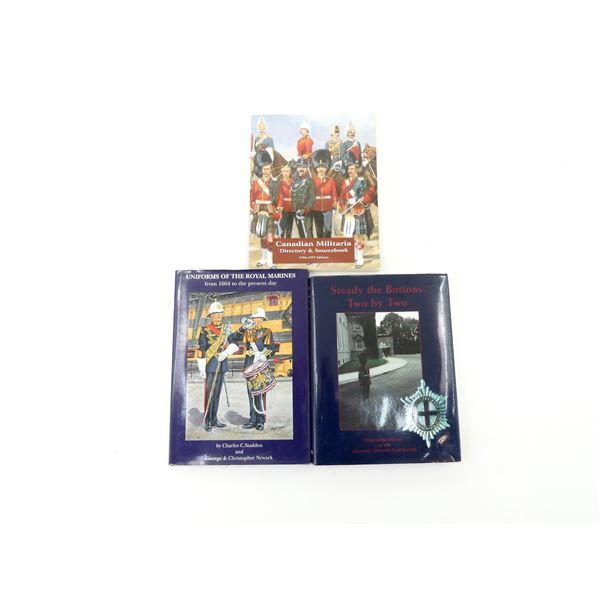 ASSORTED CANADIAN / BRITISH MILITARY BOOK LOT