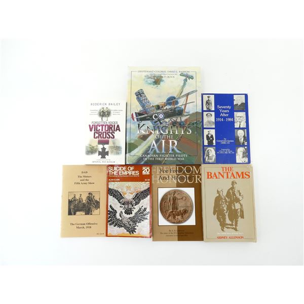 ASSORTED WWI MILITARY BOOK LOT