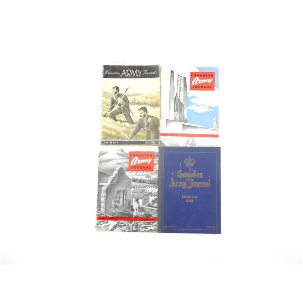 "CANADIAN ARMY JOURNAL" SERIES BOOK LOT