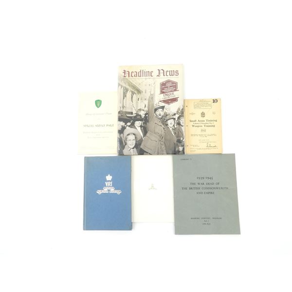 ASSORTED MILITARY BOOK, ETC. LOT