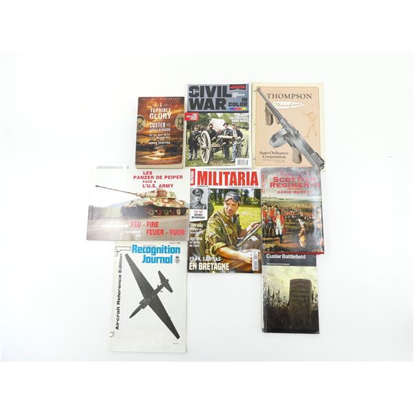 ASSORTED MILITARY MAGAZINES / BOOK LOT