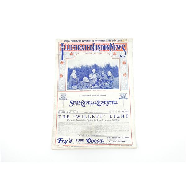 WWI BRITISH "THE ILLUSTRATED LONDON NEWS" MAGAZINE