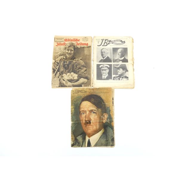 ASSORTED PRE-WWII / WWII GERMAN MAGAZINES LOT