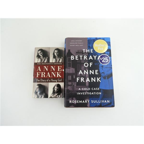 "ANNE FRANK" AND "THE BETRAYAL OF ANNE FRANK" BOOK LOT