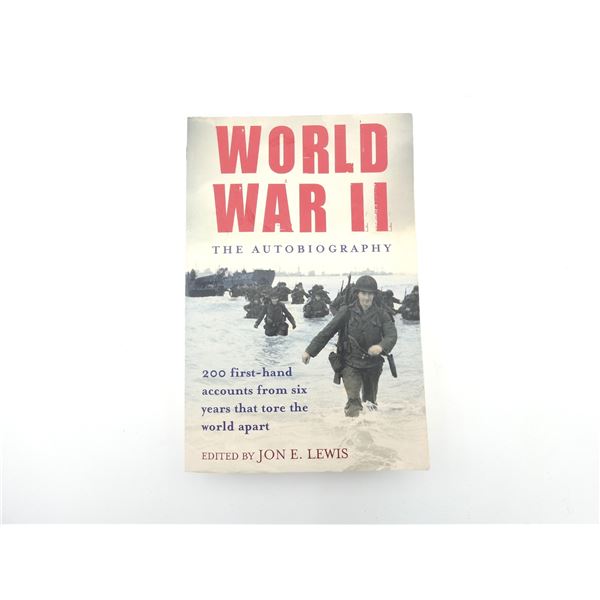 "WORLD WAR II, THE AUTOBIOGRAPHY" BOOK